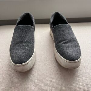 Vince Women’s Warren Slip On Sneakers in Grey